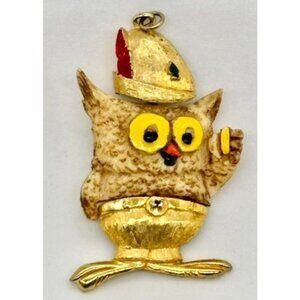 Vintage Woodsy the Owl Pendant From the Late 1960s or Early 1970s Give A Hoot!!!